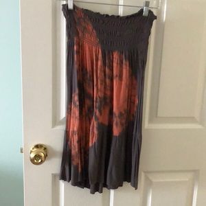 Orange & Grey summer dress